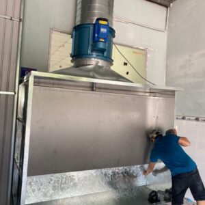 Buồng phun sơn màng nước 2m